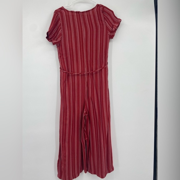 RED STRIPED JUMPSUIT - Picture 3 of 8